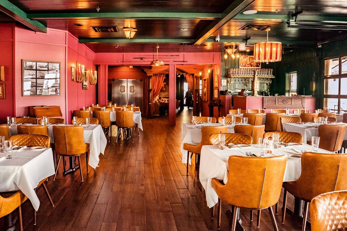 Pandora's Steakhouse Interior Main Dining Room Afternoon