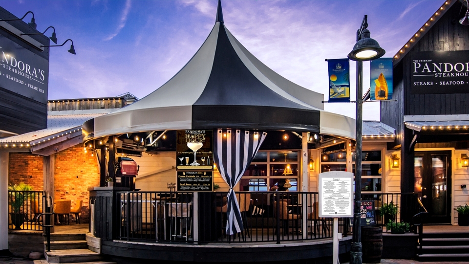 Pandora's Steakhouse at Harborwalk Village in Destin, Florida